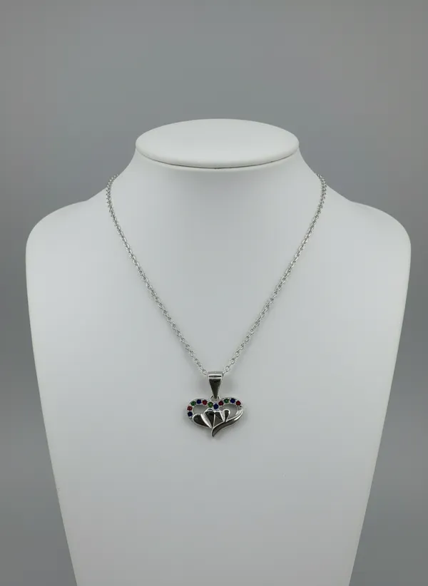 Multi_Colour_Stone_Designer_Pendant_Necklace_925_Sterling_Silver